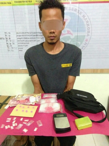 Grebek Rumah Mantan Satpol PP, Karyawan PT Haleyora Power Ini Disikat Sat Narkoba Polres Inhu