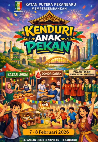 Kenduri Anak Pekan Digelar Akhir Pekan Ini, Warga Pekanbaru Diajak Rayakan Identitas dan Kebersamaan