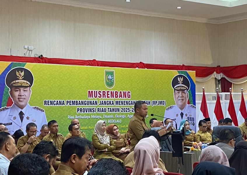 Pemprov Riau Gelar Musrenbang RPJMD 2025–2029, Gubernur Wahid Tegaskan Arah Pembangunan