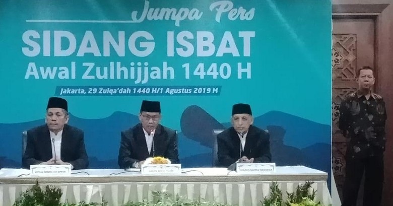 Pemerintah Tetapkan Idul Adha Jatuh pada 11 Agustus 2019
