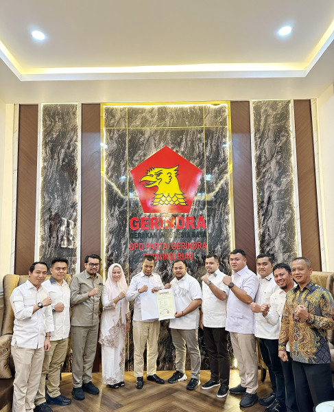Gerindra Resmi Dukung Muflihun dan Ade Hartati: Siap Menangkan Pilkada Pekanbaru !