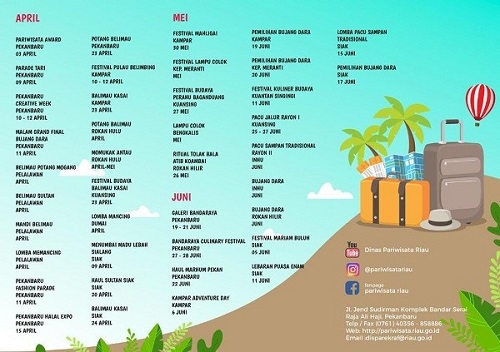 40 Event Pariwisata di Riau Ditunda Gegara Virus Corona
