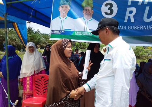 Perhatikan Kaum Ibu dan Ekonomi Keluarga, Firdaus-Rusli Tawarkan Program Ini...