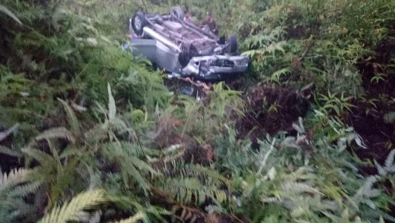 MPV Masuk Jurang di Riau, 2 Penumpang Tewas