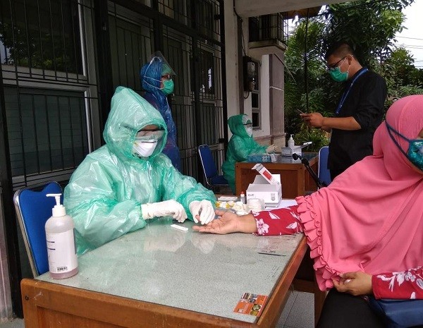 Hasil Rapid Test 1.143 Warga Pekanbaru, Delapan Orang Positif