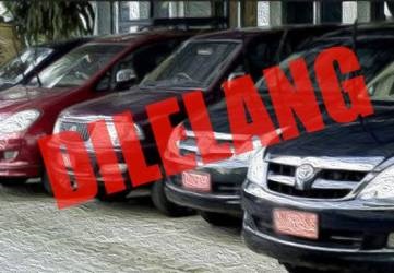 Disurati Dua Kali, Baru 5 OPD Pemprov Riau Usulkan Lelang Kendaraan Dinas