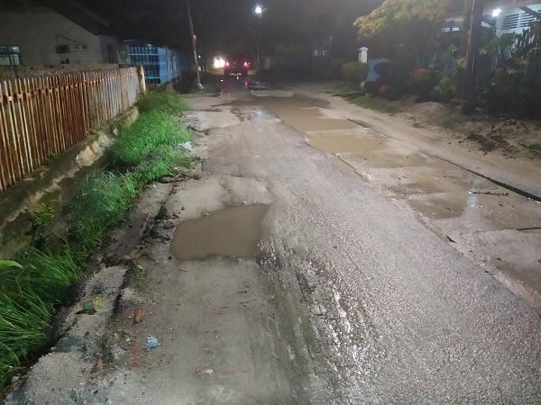Beberapa Jalan di Pekanbaru Masih Rusak Akibat Galian IPAL