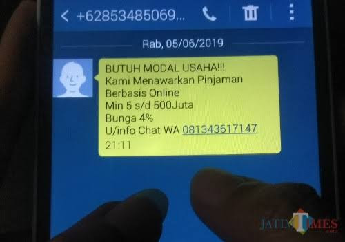 OJK Riau: Abaikan dan Hapus, Waspadai Tawaran Pinjaman Melalui SMS