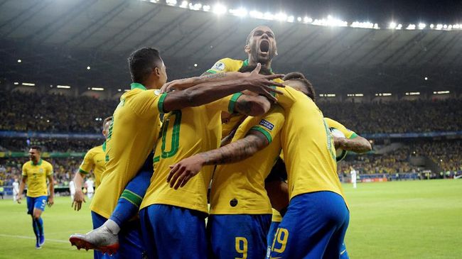 Kalahkan Argentina, Brasil ke Final Copa America 2019
