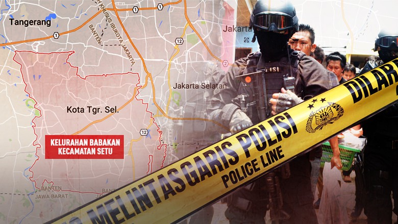 Tiga terduga Teroris Bom Tangsel Tewas diLumpuhkan Densus 88