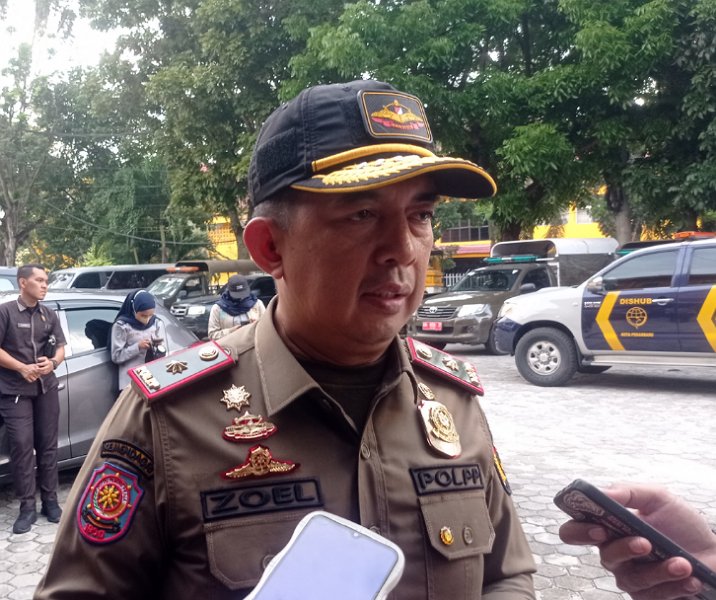 Satpol PP Pekanbaru Akan Bertindak Tegas soal PKL Bandel di Kawasan Trotoar Diponegoro