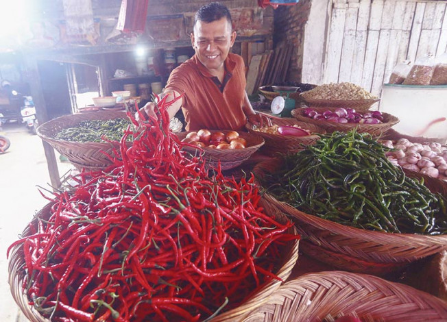 Harga Cabai di Rohul Makin Pedas Jelang Natal Dan Tahun Baru