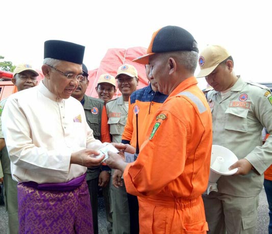 Gubri Lepas Bantuan Pemprov Riau pada Korban Gempa Aceh