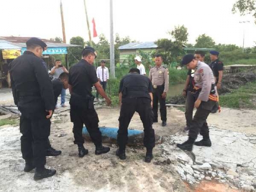 Mortir yang Ditemukan di Parit AKAP Bandaraya Payungsekaki Diduga Milik Pesawat TNI AU