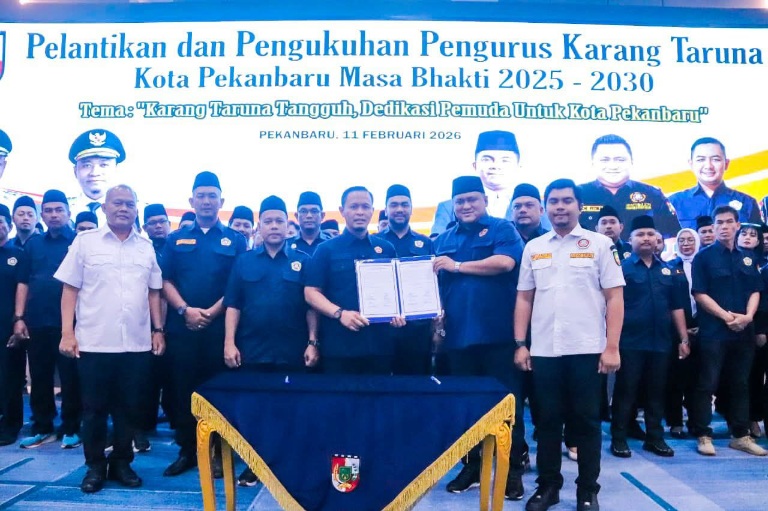 Wali Kota Pekanbaru Ajak Karang Taruna Kolaborasi Bangun Kota, Ini Pesan Agung Nugroho