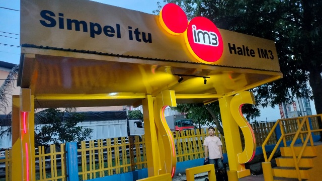 Tanpa APBD, Halte Bus Trans Metro Pekanbaru di Jalan Sudirman Direnovasi
