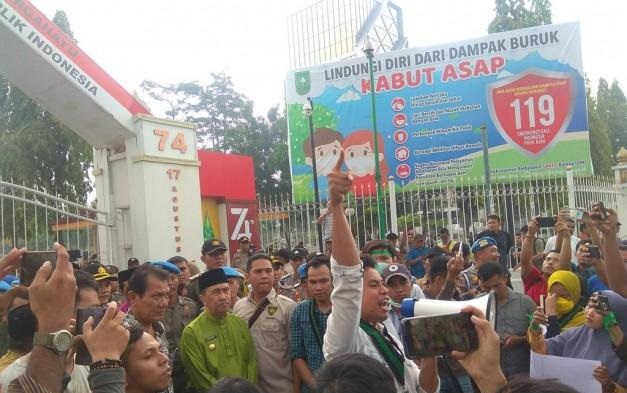 Mahasiswa Minta Jaminan Gubernur Riau Tak Terjadi Karhutla Lagi