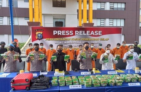 Ternyata Para Kurir 80 Kg Sabu Tangkapan Polda Riau Dikendalikan Napi Lapas Bengkalis