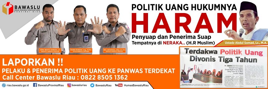 Bawaslu Riau Gandeng Ustad Somad Untuk Lawan Politik Uang