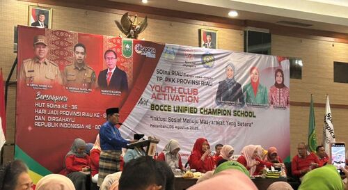 Pemprov Riau Dukung SOIna, Dorong Anak Disabilitas Jadi Mandiri dan Berprestasi