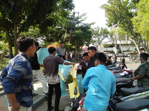 Khawatir Bakal Terjadi Bentrok, Massa Aksi Dugaan Korupsi Plt Bupati Bengkalis 'Tarik Diri'