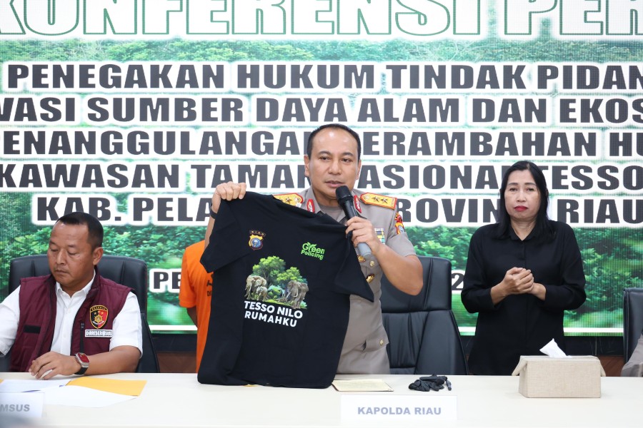 Kapolda Riau Bicara dari Hati:Gajah Domang dan Tari Tak Bisa Teriak, Saya yang Akan Bicara