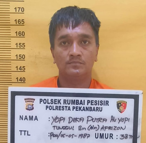 Polsek Rumbai Pesisir Tangkap Pencuri Mesin Potong Rumput, Uang Hasil Curian untuk Beli Sabu