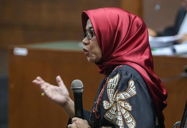 Eni Saragih Jalani Sidang Tuntutan Kasus Suap Proyek PLTU Riau-1