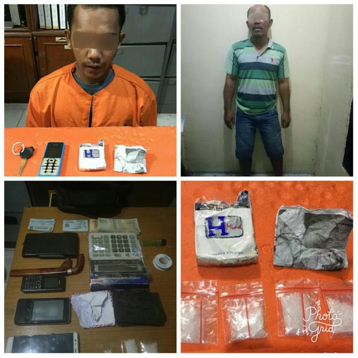 Dua Pria Di Amankan Polisi karena Terbukti Memiliki Barang Haram Jenis Sabu - Sabu