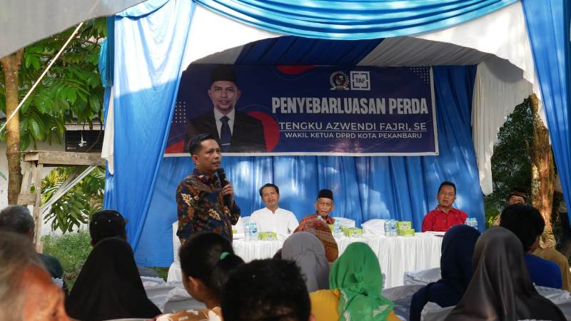 Musrenbang Kelurahan Tangkerang Utara yang Dihadiri Wakil Ketua DPRD T Azwendi Fajri Berlangsung Lancar