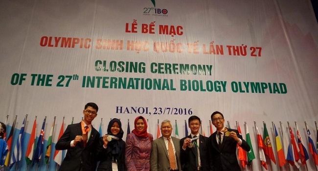Pelajar Indonesia Raih Medali Emas di Olimpiade Biologi di Vietnam