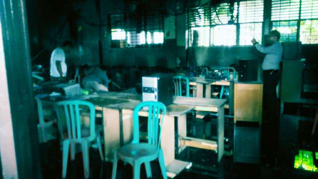 Sekolah Santa Maria Kebakaran, 40 Unit Komputer Hangus