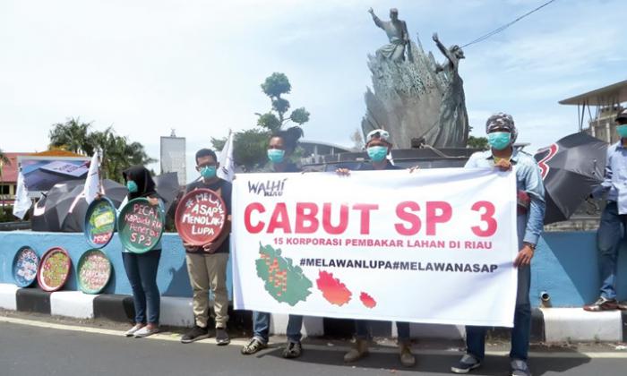 Besok Walhi Daftarkan Pra Peradilan Pembatalan SP3 Karhutla
