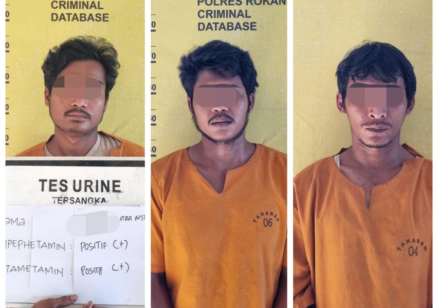 Tiga Pelaku Pencurian di Rokan Hilir Ditangkap, Salah Satunya Ngaku ke RT