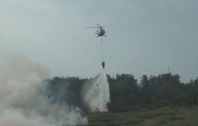 Titik Api di Riau Terus Menurun Sampai Saat Ini