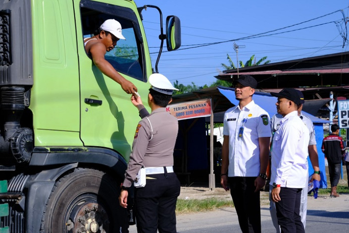 185 Kendaraan Terjaring Razia Pajak di Perawang, Bapenda Riau Ingatkan Warga