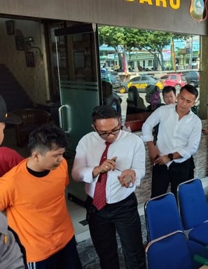 Perampok Indomaret di Jalan Soekarno Hatta Pekanbaru Ditangkap, Satu Pelaku di Dor!