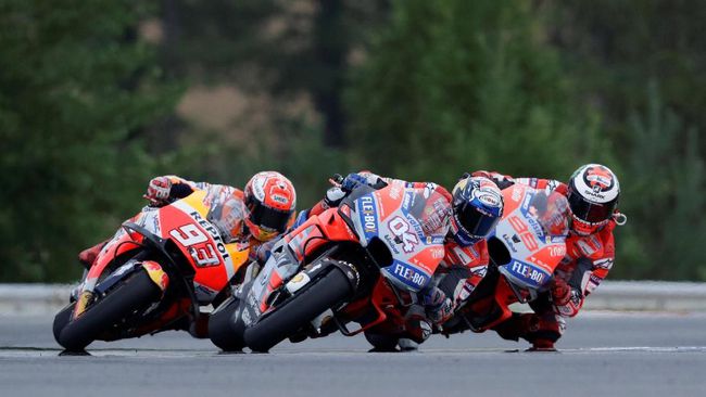 Dovizioso Nilai Pembatalan MotoGP Inggris Untungkan Marquez
