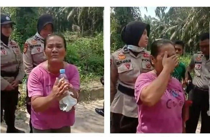 Lahannya Dihargai Rp18 Ribu Permeter, Perempuan Ini Menangis Minta Bantu Jokowi