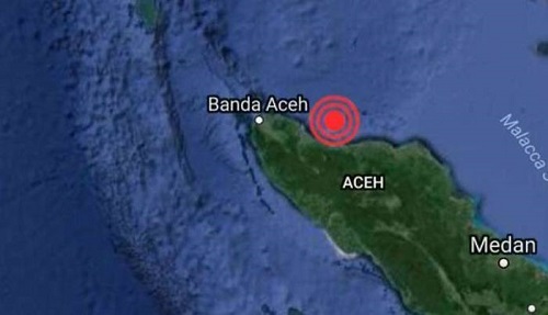 Gempa 5,4 Skala Richter Mengguncang Aceh