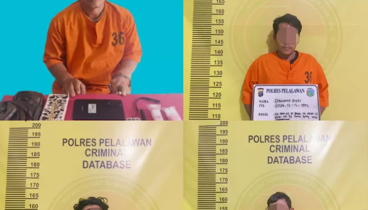 Tim Satresnarkoba Tangkap Empat Tersangka Narkoba di Pelalawan dalam Sehari