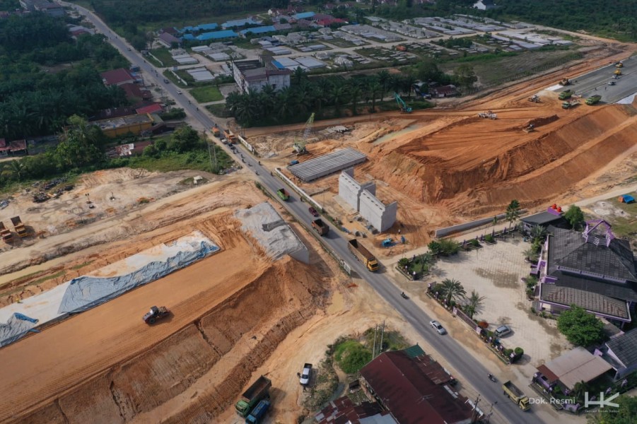 Jembatan Siak VI Akhirnya Tersambung, Proyek Tol Lingkar Pekanbaru Tembus 62,3 Persen