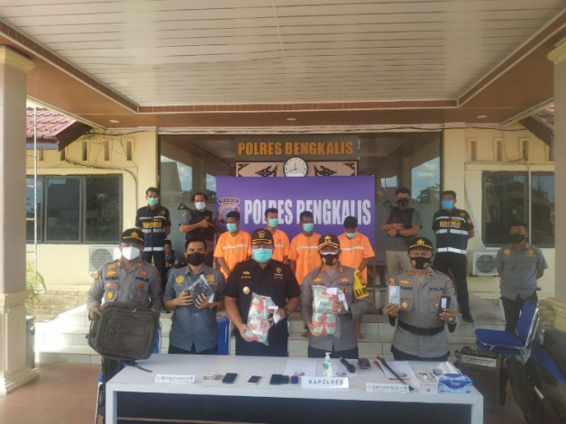 Petugas Gabungan di Bengkalis Amankan 4 Kg Sabu dari Malaysia