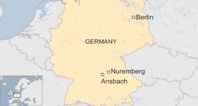 Ledakan di Bar kota Ansbach Jerman, 1 Orang Tewas 11 Luka