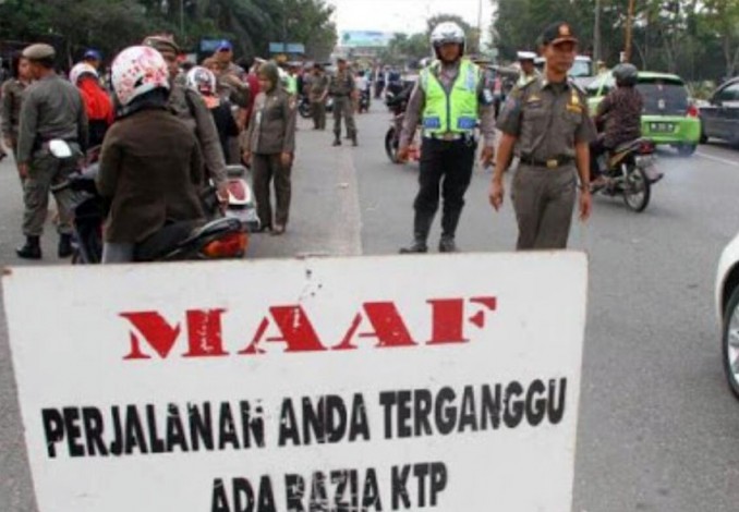 Awas... Besok Razia KTP di Pekanbaru, Jangan Lupa Bawa KTP Keluar Rumah