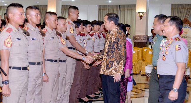 Pesan Jokowi untuk 720 Calon Perwira TNI-Polri yang Akan Dilantik