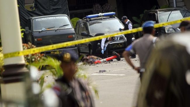 Kronologi Ledakan Bom Bunuh Diri di Mapolrestabes Medan