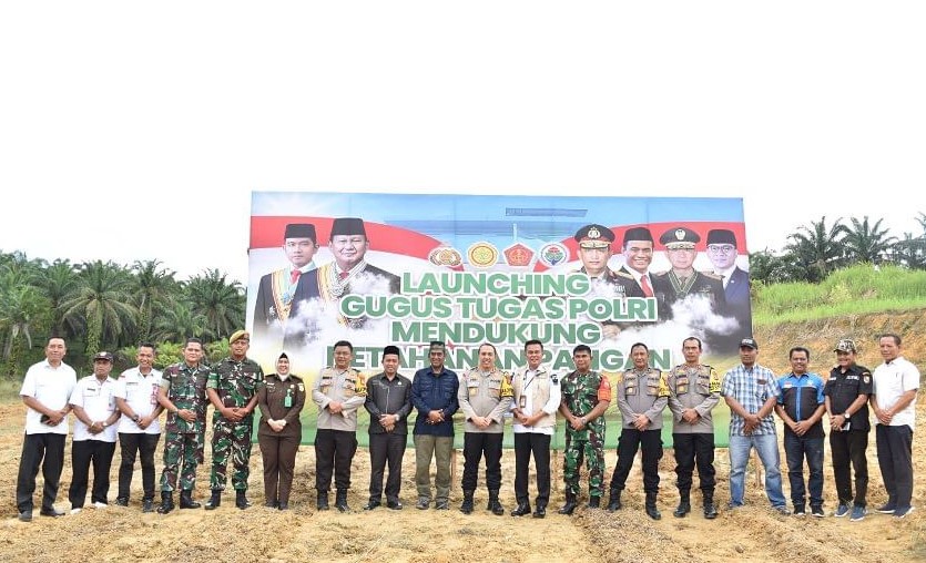 Ketua DPRD Kota Pekanbaru Hadiri Launching Gugus Tugas Polri Mendukung Ketahanan Pangan Nasional