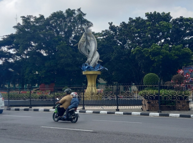 Wali Kota Pekanbaru Kehabisan Anggaran Beli Nozel, Air Mancur Tugu Selais Mati Sementara