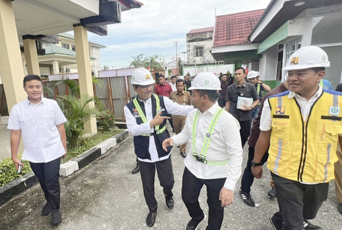 Gedung Sekolah Rakyat Pekanbaru Dikunjungi Mensos Saifullah Yusuf dan Gubernur Riau